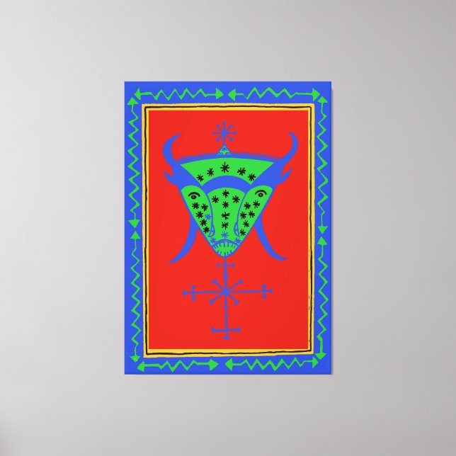 Bohos VooDoo Wrapped Canvas (Front)