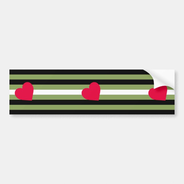 Boi Pride Flag Bumper Sticker (Front)
