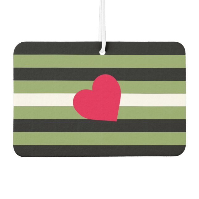 Boi Pride Flag Car Air Freshener (Front)