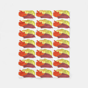 Boiled Corned Beef Cabbage St. Patrick's Day Food Fleece Blanket