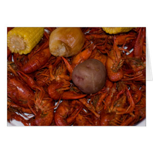 boiled crawfish