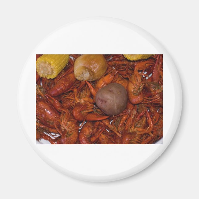 boiled crawfish magnet (Front)