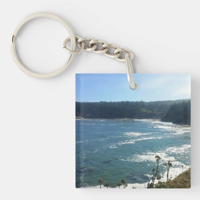 Boiler Bay, OR Key Ring (Front)