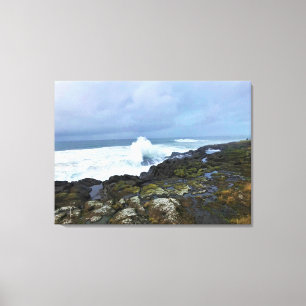 Boiler Bay State Wayside, Depoe Bay, Oregon Canvas Print