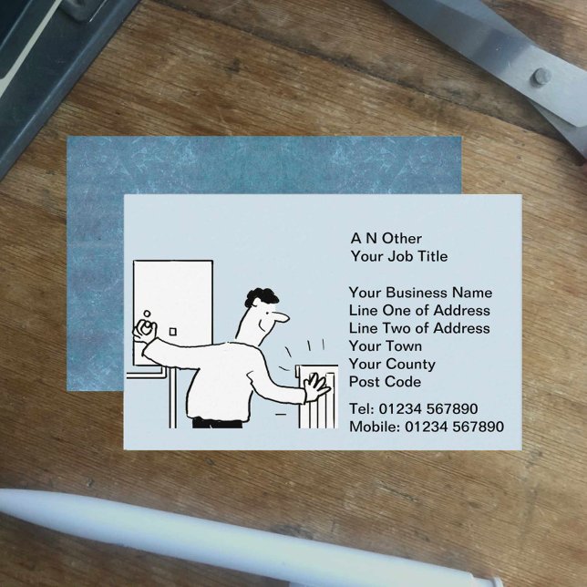 Boiler & Heating Services Business Card (Creator Uploaded)