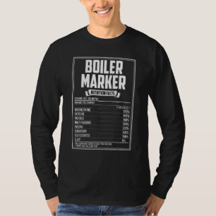 Boiler Marker Nutrition Facts T-Shirt