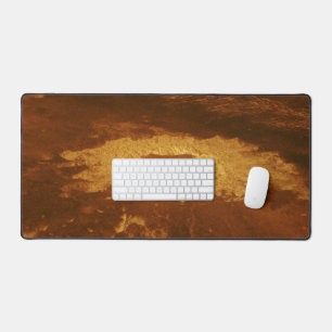 Boiling Surface of Planet Venus Desk Mat