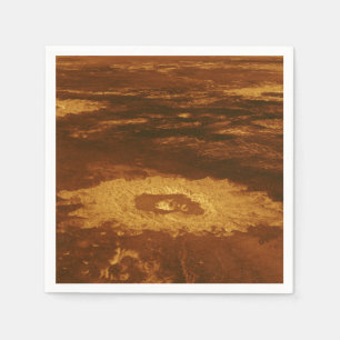 Boiling Surface of Planet Venus Napkin