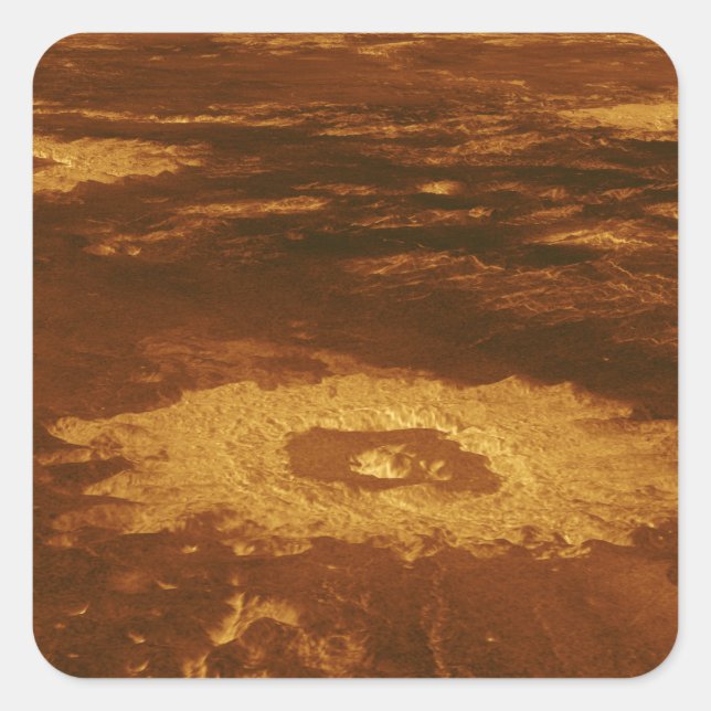 Boiling Surface of Planet Venus Square Sticker (Front)