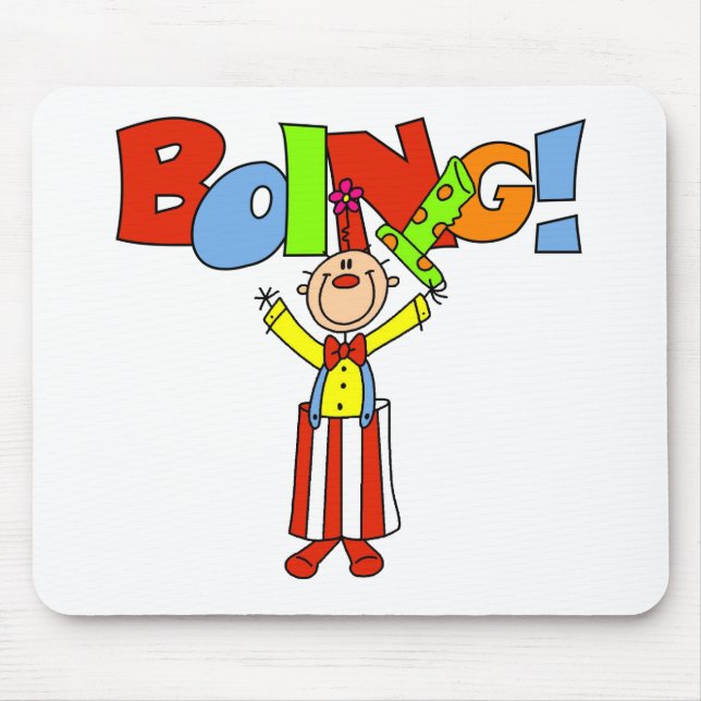 Boing Clown Mouse Pad (Front)
