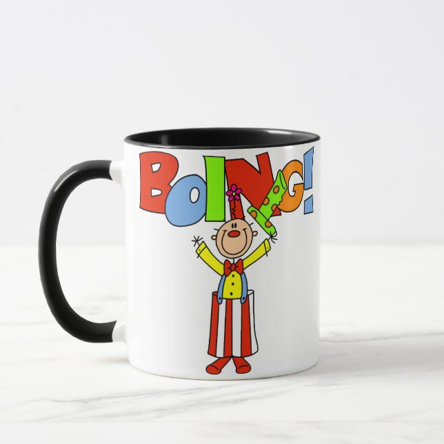 Boing Clown Mug (Left)