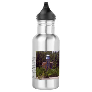 Bois Blanc Island Light water bottle