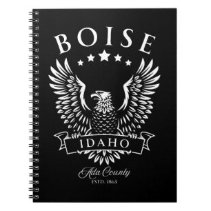 Boise Ada County Idaho Vintage Eagle Notebook