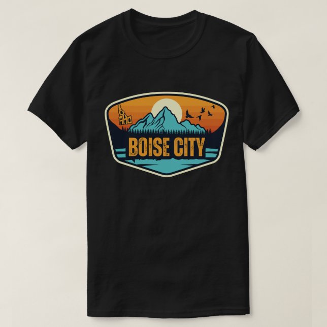 Boise City, Idaho T-Shirt (Design Front)