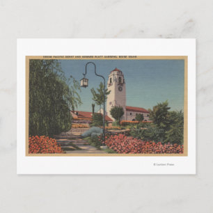 Boise, ID - View of Union Pacific Postcard