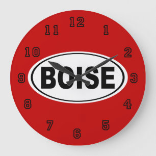Boise Idaho Large Clock