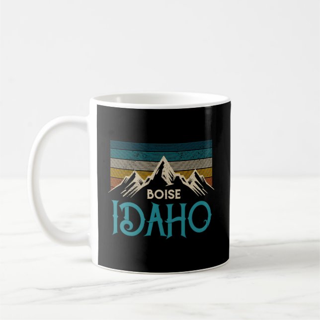 Boise Idaho Mountains Coffee Mug (Left)