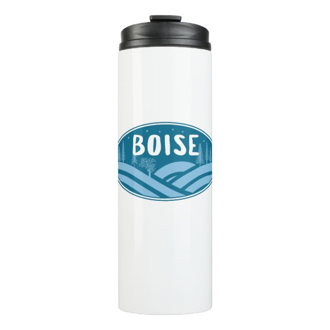 Boise Idaho Outdoors Thermal Tumbler (Front)