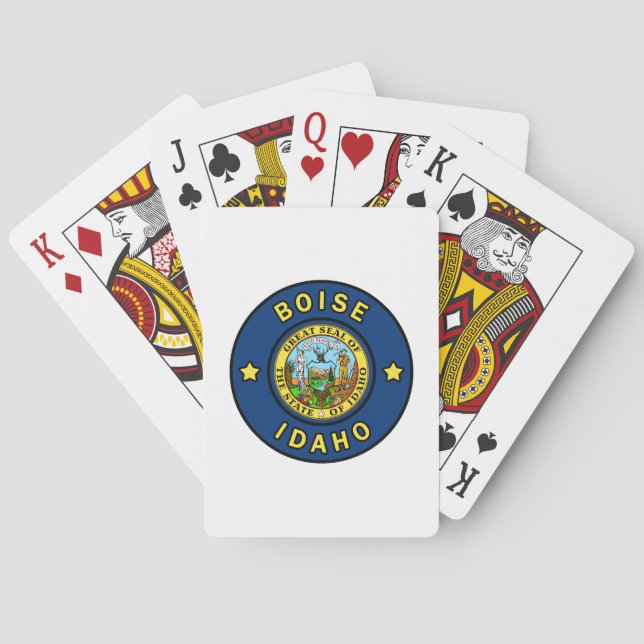 Boise Idaho Playing Cards (Back)