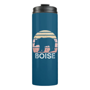 Boise Idaho Retro Bear Thermal Tumbler