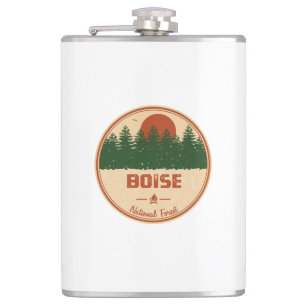 Boise National Forest Hip Flask