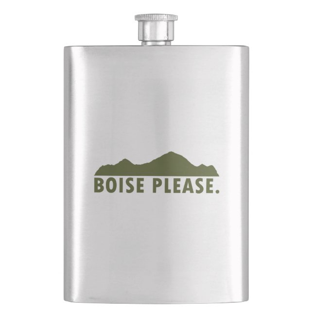 Boise Please Hip Flask (Front)