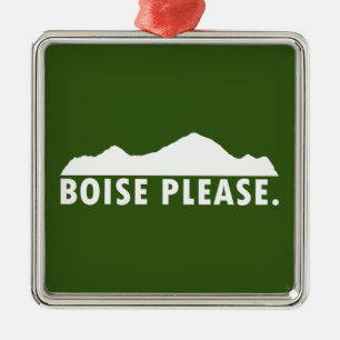Boise Please Metal Tree Decoration