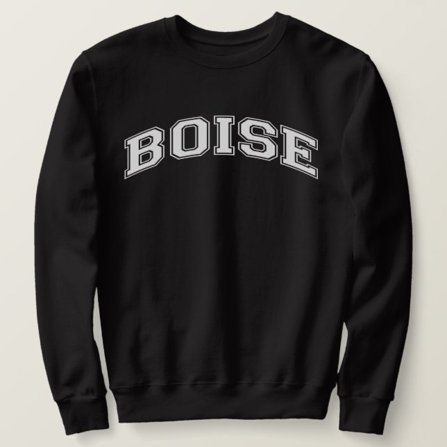 BOISE University-Style Sweater America College (Design Front)