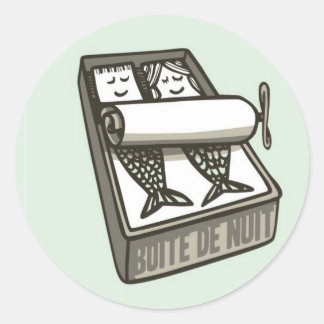 Boite Classic Round Sticker