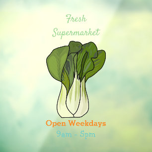 Bok choy cartoon illustration