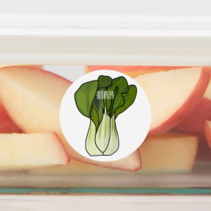 Bok choy cartoon illustration