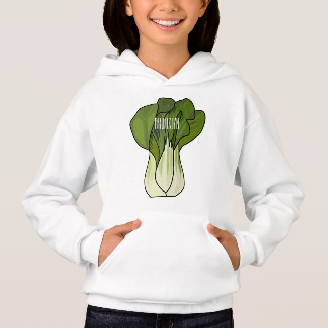 Bok choy cartoon illustration  (Front)