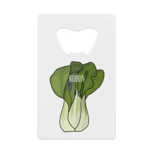 Bok choy cartoon illustration 