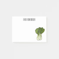 Bok choy cartoon illustration