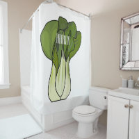 Bok choy cartoon illustration
