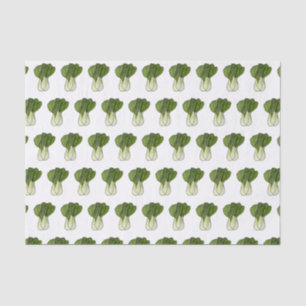 Bok choy cartoon illustration tissue paper