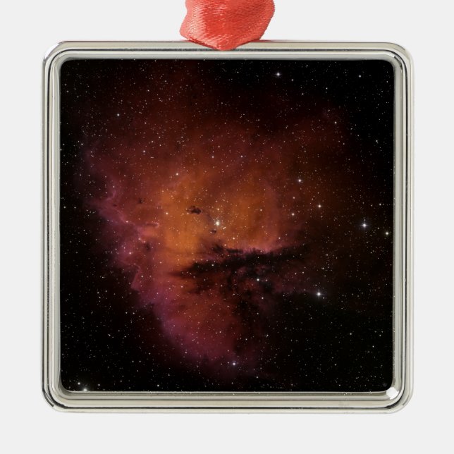 Bok Globules in NGC 281 Metal Tree Decoration (Front)