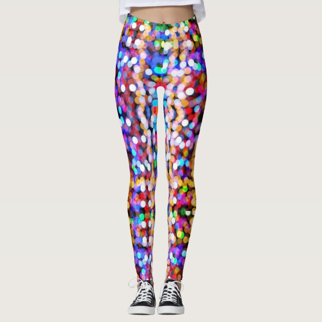 Bokeh Abstract Leggings (Front)