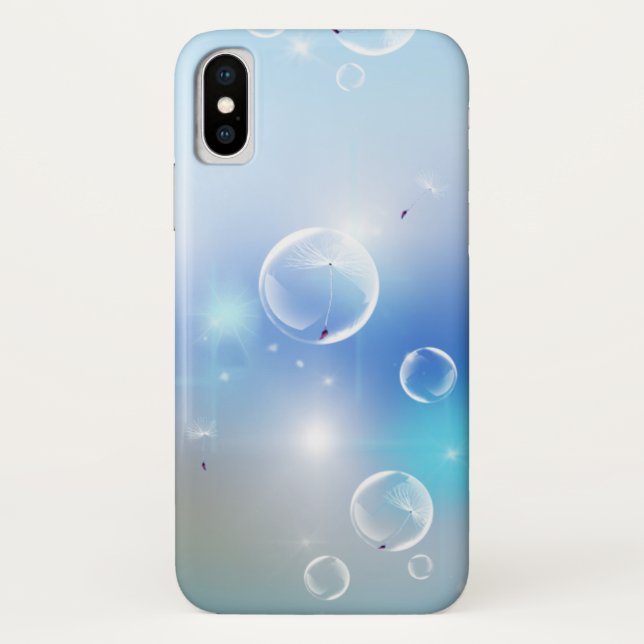Bokeh and Bubbles Dandelion design Case-Mate iPhone Case (Back)