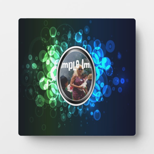 Bokeh Art Plaque (Front)