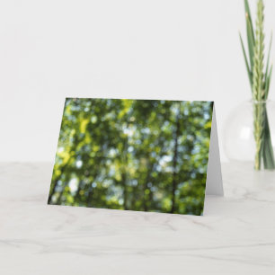Bokeh in Spring Card