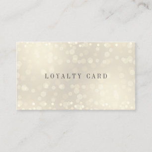 Bokeh Lashes Brow Makeup Artist Loyalty Card