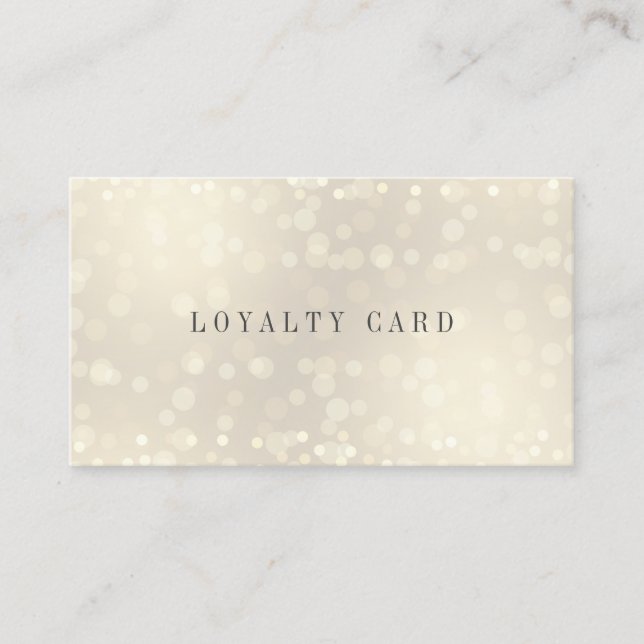 Bokeh Lashes Brow Makeup Artist Loyalty Card (Front)
