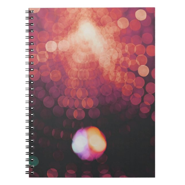 Bokeh light photography notebook (Front)