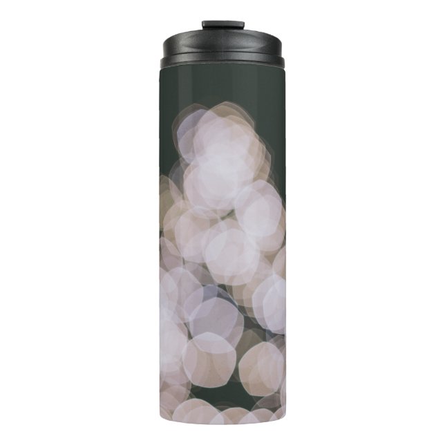 Bokeh lights thermal tumbler (Front)
