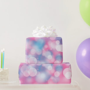 Bokeh Party Lights Wrapping Paper