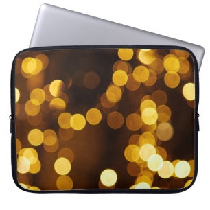 Bokeh photography laptop sleeve