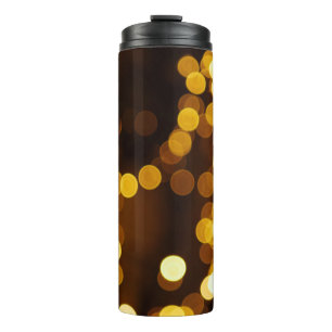 Bokeh photography thermal tumbler