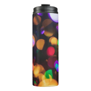Bokeh photography thermal tumbler