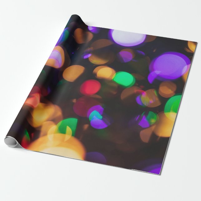 Bokeh photography wrapping paper (Unrolled)